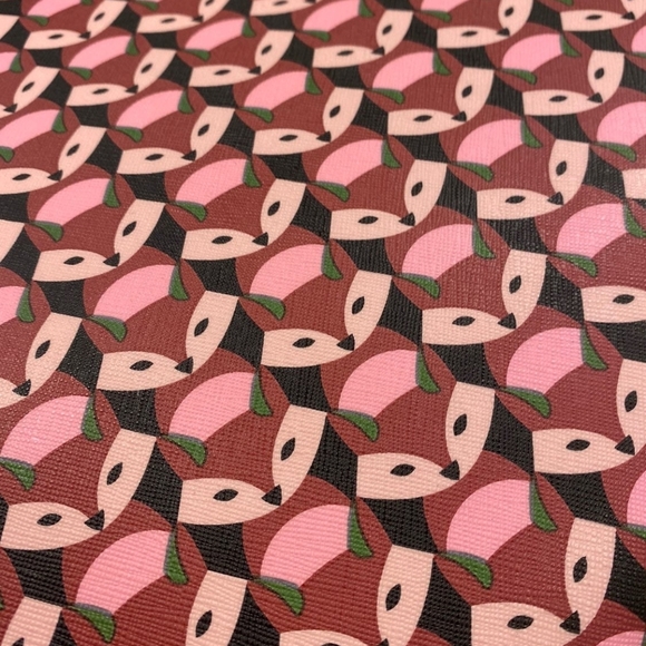Kate Spade Pink Fox Pattern Clutch - Picture 4 of 8